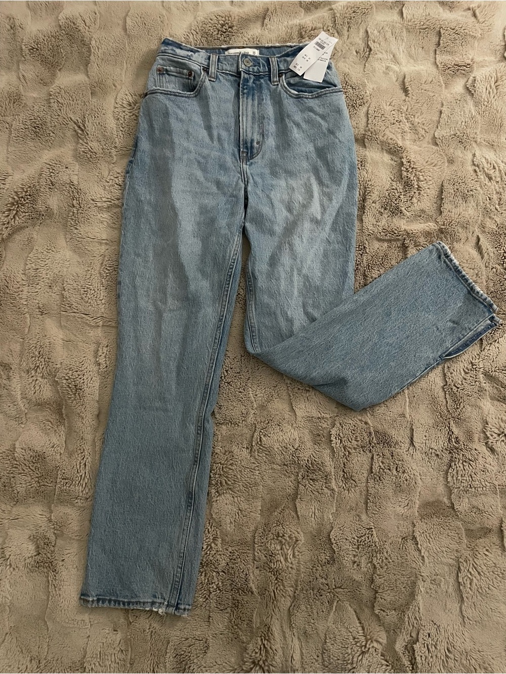 Abercrombie & Fitch 90s straight ultra high rise jeans NWT